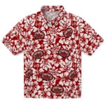 Jacksonville State Gamecocks Hawaiian Shirt - Hibiscus Motif | Hula Hawaiian Shirts