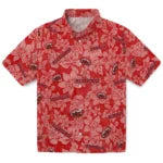 Jacksonville State Gamecocks Hawaiian Shirt - Hibiscus Oasis | Hula Hawaiian Shirts