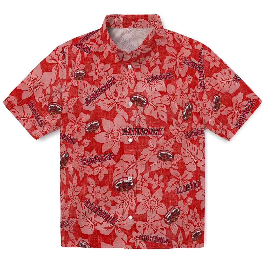 Jacksonville State Gamecocks Hawaiian Shirt - Hibiscus Oasis | Hula Hawaiian Shirts