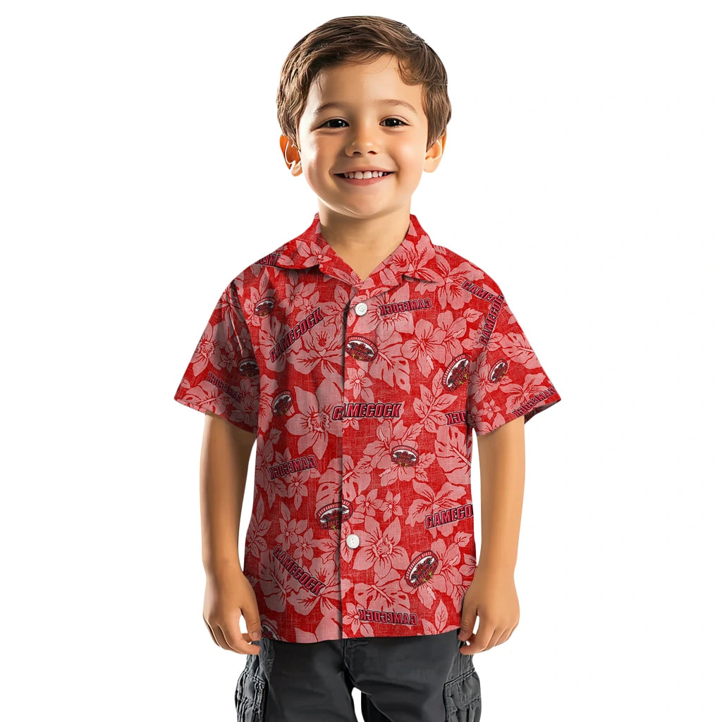 Jacksonville State Gamecocks Hawaiian Shirt - Hibiscus Oasis | Hula Hawaiian Shirts