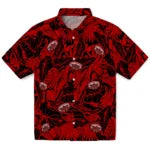 Jacksonville State Gamecocks Hawaiian Shirt - Monstera Layer | Hula Hawaiian Shirts