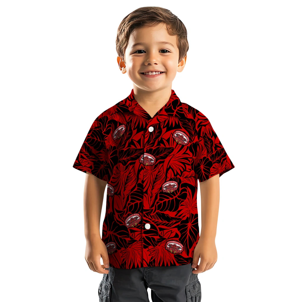 Jacksonville State Gamecocks Hawaiian Shirt - Monstera Layer | Hula Hawaiian Shirts