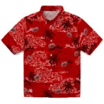 Jacksonville State Gamecocks Hawaiian Shirt - Wave Palm | Hula Hawaiian Shirts