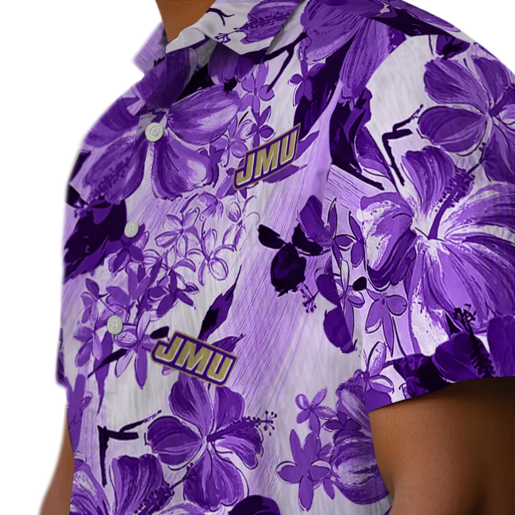 James Madison Dukes Hawaiian Shirt - Hibiscus Arrangement | Hula Hawaiian Shirts