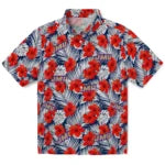 James Madison Dukes Hawaiian Shirt - Hibiscus Fiesta | Hula Hawaiian Shirts