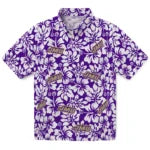 James Madison Dukes Hawaiian Shirt - Hibiscus Motif | Hula Hawaiian Shirts