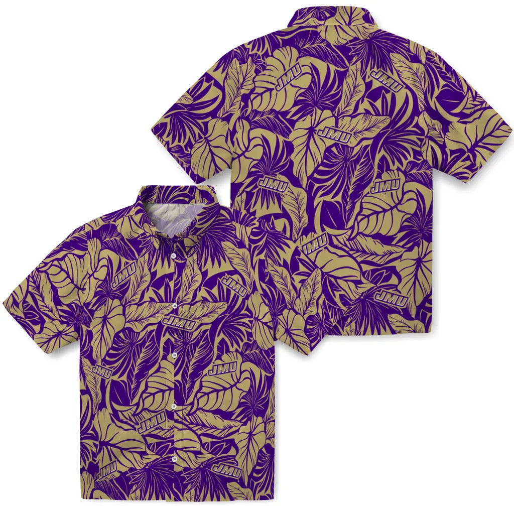 James Madison Dukes Hawaiian Shirt - Monstera Layer | Hula Hawaiian Shirts