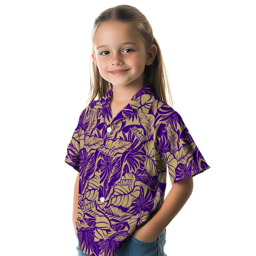James Madison Dukes Hawaiian Shirt - Monstera Layer | Hula Hawaiian Shirts