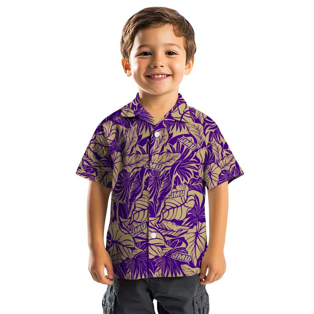 James Madison Dukes Hawaiian Shirt - Monstera Layer | Hula Hawaiian Shirts