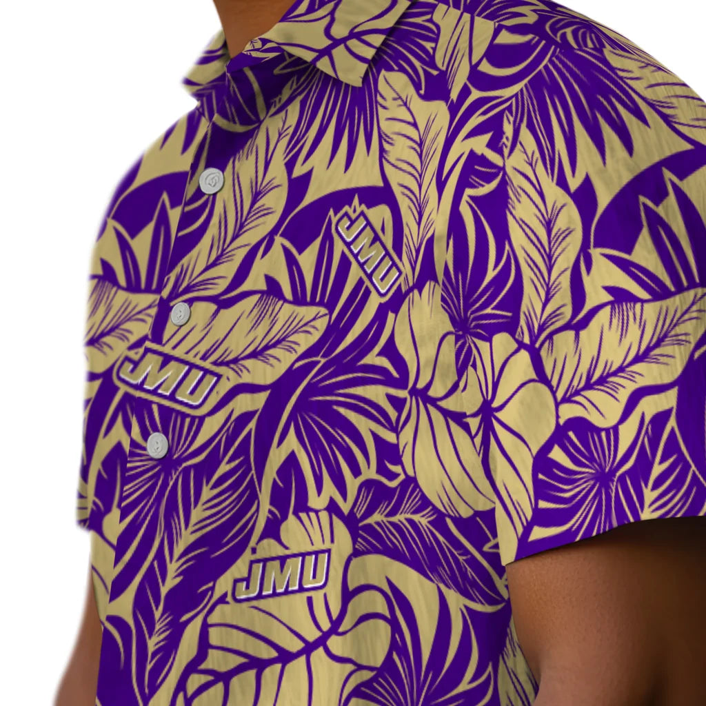 James Madison Dukes Hawaiian Shirt - Monstera Layer | Hula Hawaiian Shirts