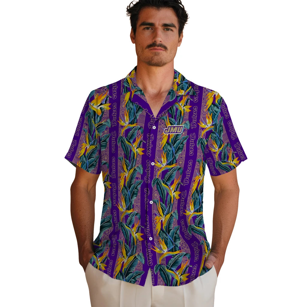 James Madison Dukes Hawaiian Shirt - Paradise Vines | Hula Hawaiian Shirts