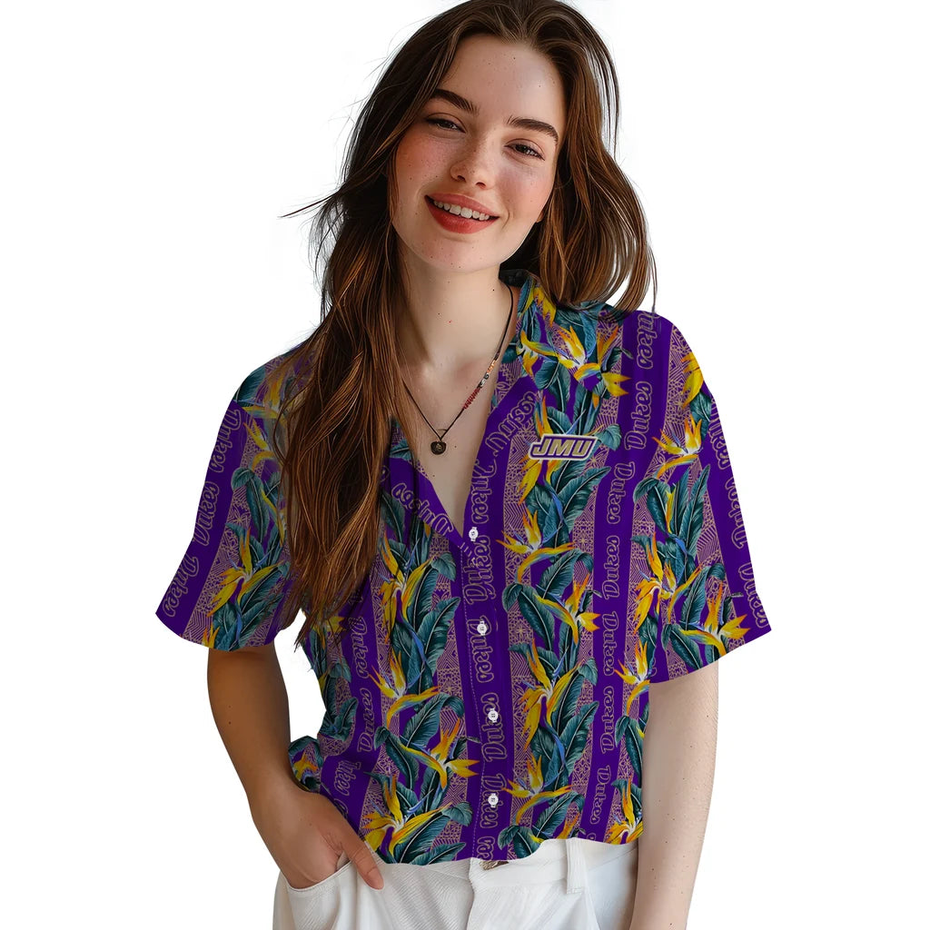 James Madison Dukes Hawaiian Shirt - Paradise Vines | Hula Hawaiian Shirts