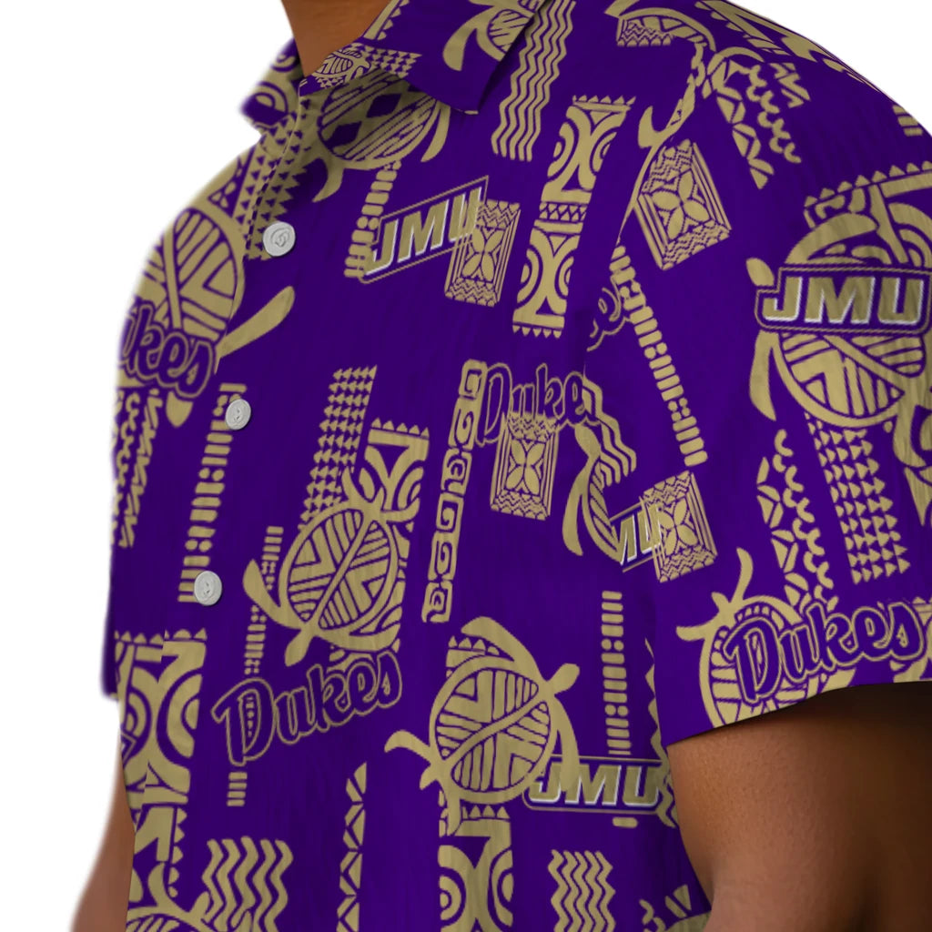 James Madison Dukes Hawaiian Shirt - Turtle Lines | Hula Hawaiian Shirts