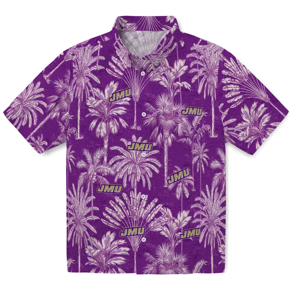James Madison Dukes Hawaiian Shirt - Vintage Palm Tree | Hula Hawaiian Shirts