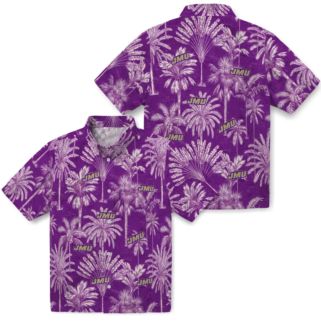 James Madison Dukes Hawaiian Shirt - Vintage Palm Tree | Hula Hawaiian Shirts