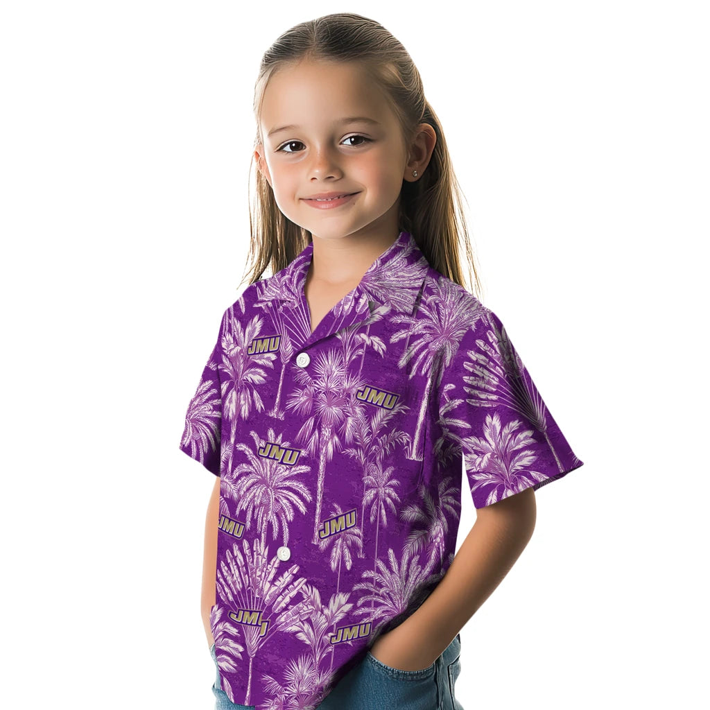 James Madison Dukes Hawaiian Shirt - Vintage Palm Tree | Hula Hawaiian Shirts