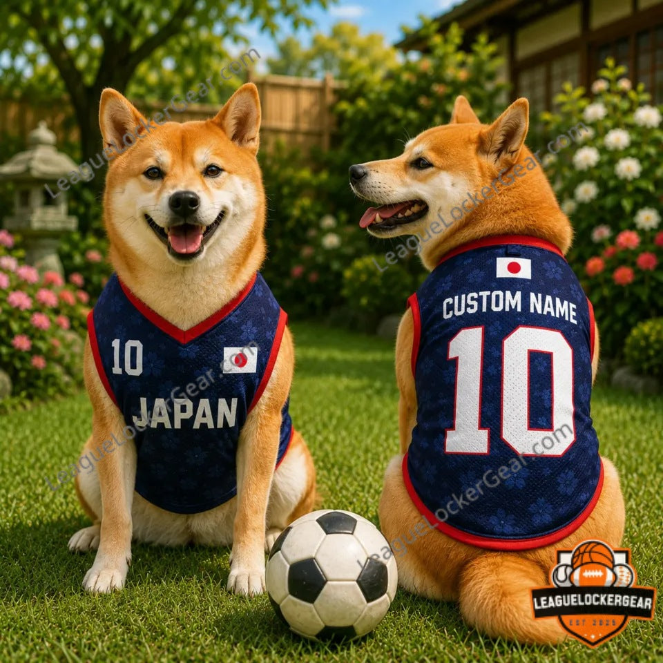 Japan National Team FIFA World Cup 2025 Pet Jersey - LeagueLockerGear