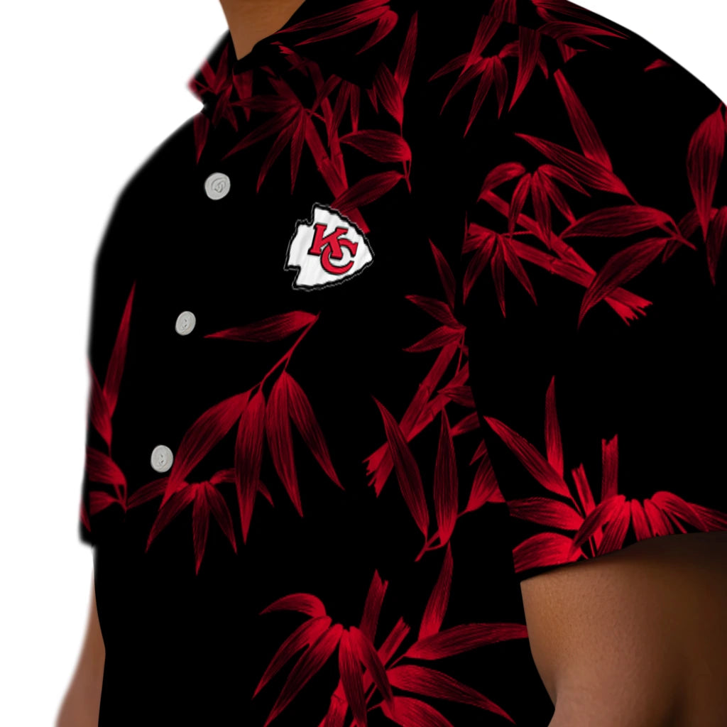 Kansas City Chiefs Hawaiian Shirt - Bamboo Branches | Hula Hawaiian Shirts