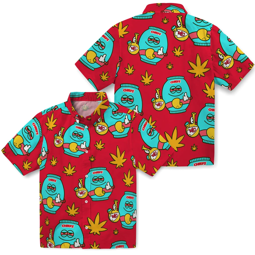 Kansas City Chiefs Hawaiian Shirt - Chill Vibe | Hula Hawaiian Shirts