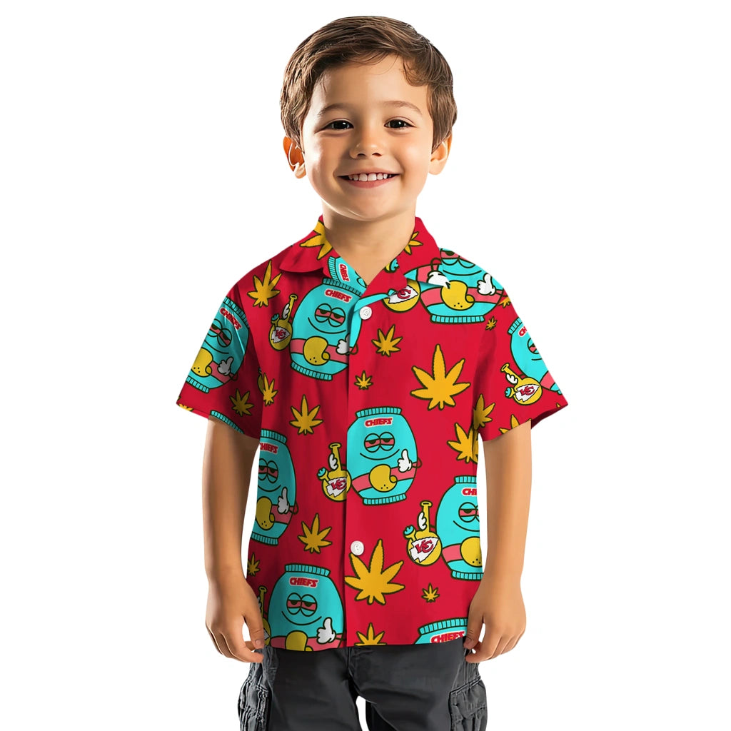 Kansas City Chiefs Hawaiian Shirt - Chill Vibe | Hula Hawaiian Shirts