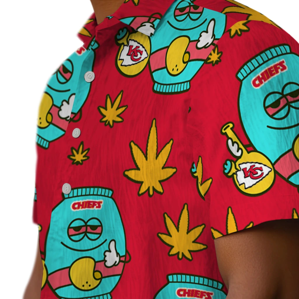 Kansas City Chiefs Hawaiian Shirt - Chill Vibe | Hula Hawaiian Shirts