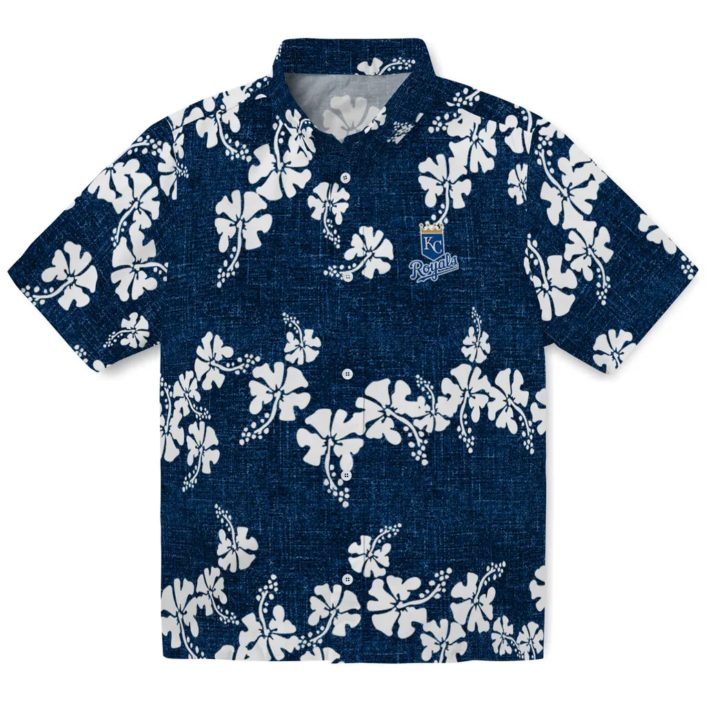 Kansas City Royals Hawaiian Shirt - 50th State Flower | Hula Hawaiian Shirts