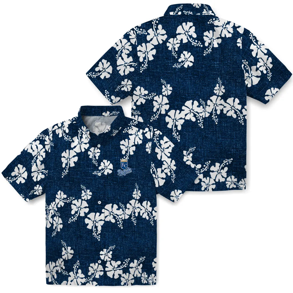 Kansas City Royals Hawaiian Shirt - 50th State Flower | Hula Hawaiian Shirts