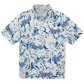 Kansas City Royals Hawaiian Shirt - Hibiscus Overlay | Hula Hawaiian Shirts