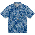 Kansas City Royals Hawaiian Shirt - Leaf Outline | Hula Hawaiian Shirts