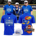 Kansas Jayhawks Baseball Big 12 Conference Champions 2026 T-Shirt - LeagueLockerGear