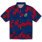Kansas Jayhawks Hawaiian Shirt - 50th State Flower | Hula Hawaiian Shirts