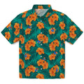 Kansas Jayhawks Hawaiian Shirt - Hibiscus and Palm Leaves | Hula Hawaiian Shirts