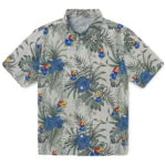 Kansas Jayhawks Hawaiian Shirt - Hibiscus Designs | Hula Hawaiian Shirts