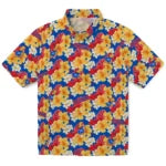 Kansas Jayhawks Hawaiian Shirt - Hibiscus Tropics | Hula Hawaiian Shirts