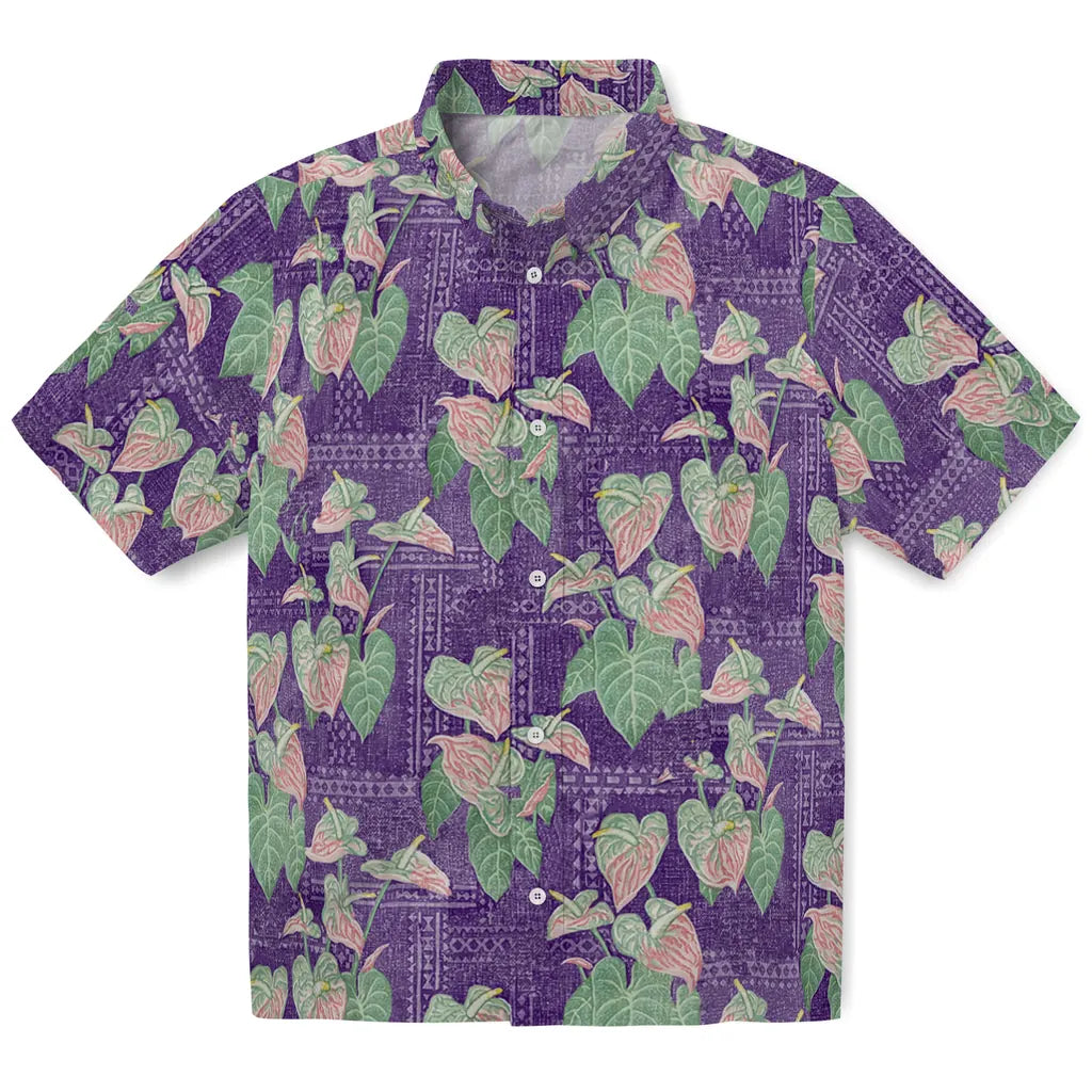 Kansas State Wildcats Hawaiian Shirt - Anthurium Overlay | Hula Hawaiian Shirts