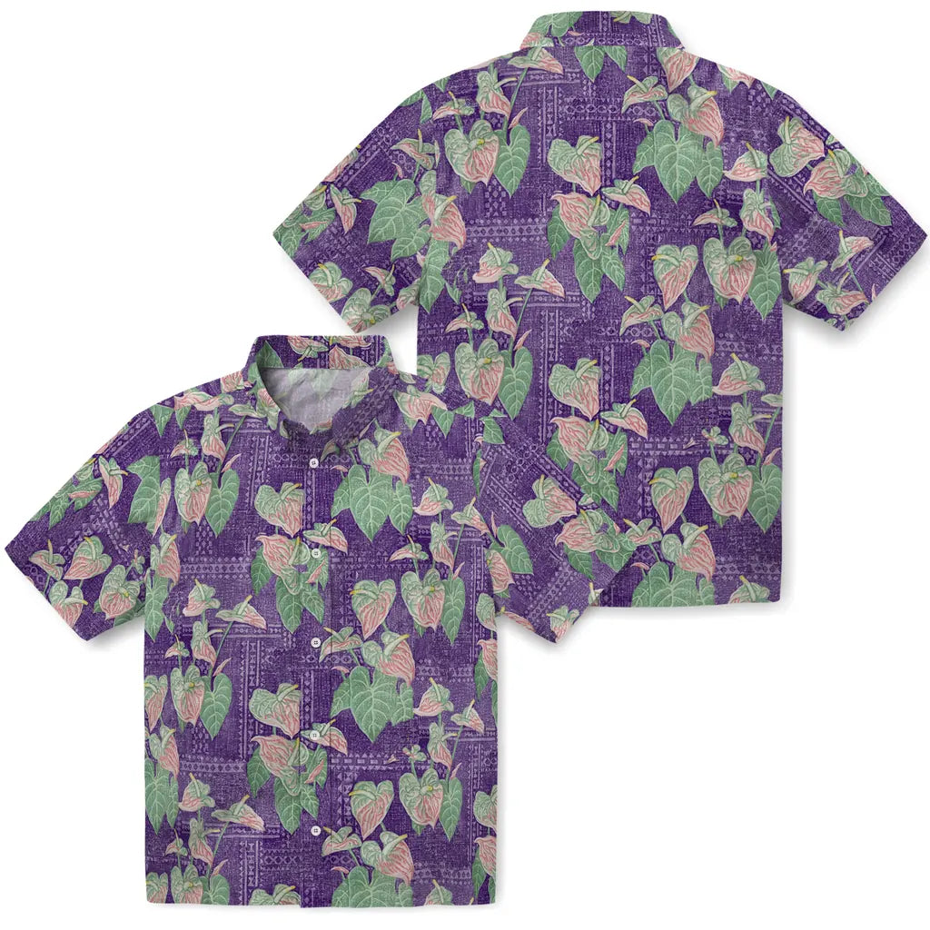 Kansas State Wildcats Hawaiian Shirt - Anthurium Overlay | Hula Hawaiian Shirts