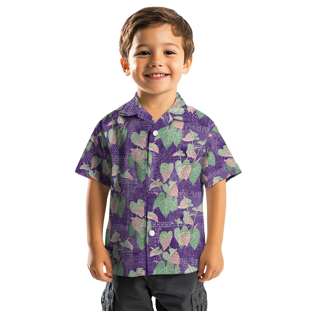 Kansas State Wildcats Hawaiian Shirt - Anthurium Overlay | Hula Hawaiian Shirts
