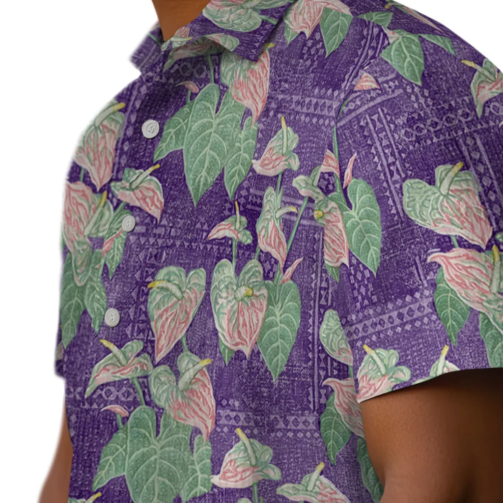 Kansas State Wildcats Hawaiian Shirt - Anthurium Overlay | Hula Hawaiian Shirts