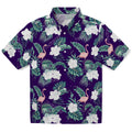 Kansas State Wildcats Hawaiian Shirt - Flamingo and Hibiscus | Hula Hawaiian Shirts