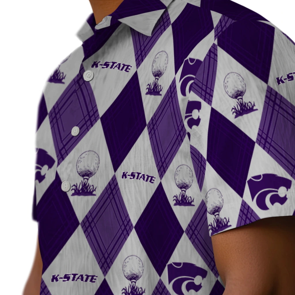 Kansas State Wildcats Hawaiian Shirt - Golfing Plaid | Hula Hawaiian Shirts