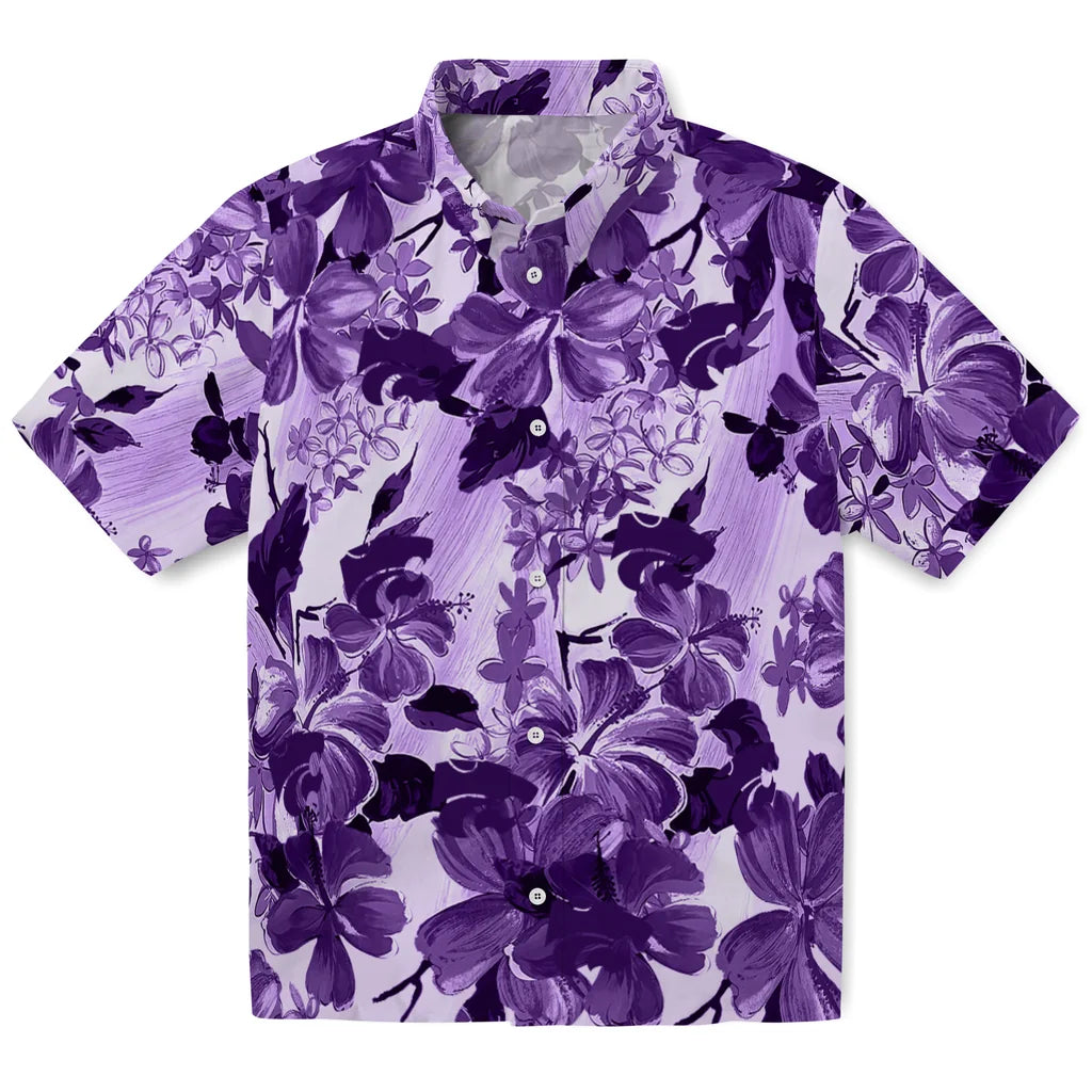 Kansas State Wildcats Hawaiian Shirt - Hibiscus Arrangement | Hula Hawaiian Shirts