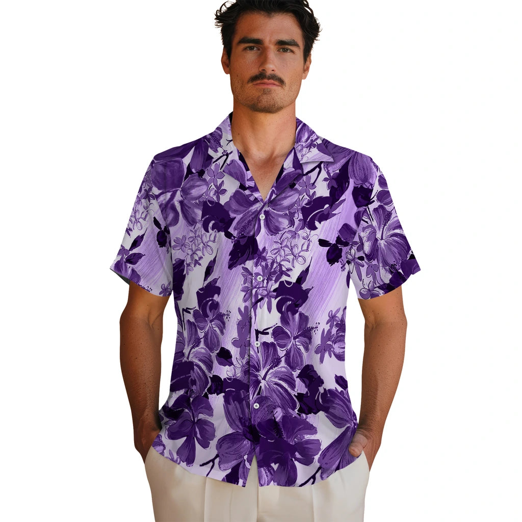 Kansas State Wildcats Hawaiian Shirt - Hibiscus Arrangement | Hula Hawaiian Shirts