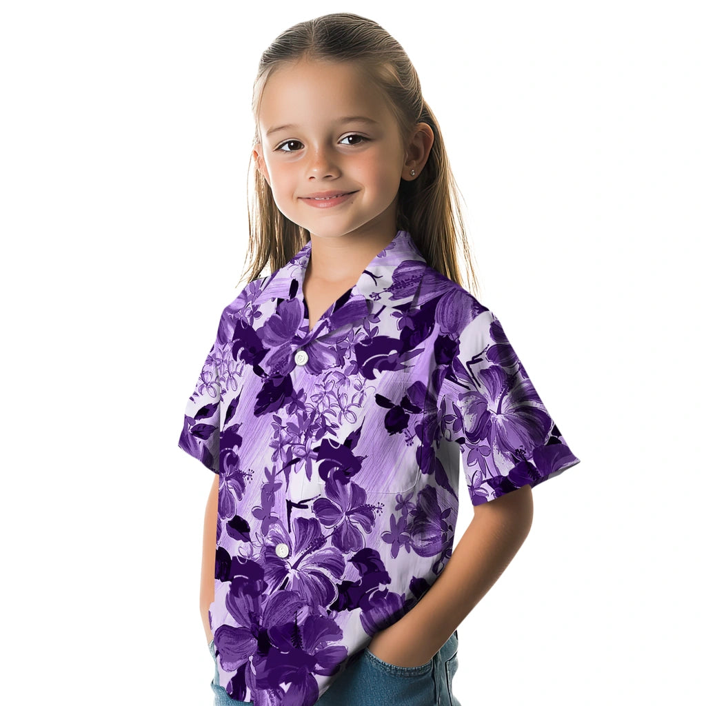 Kansas State Wildcats Hawaiian Shirt - Hibiscus Arrangement | Hula Hawaiian Shirts