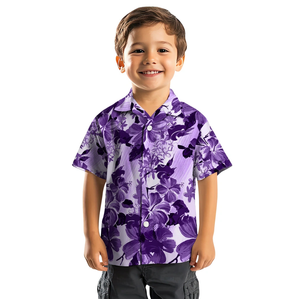 Kansas State Wildcats Hawaiian Shirt - Hibiscus Arrangement | Hula Hawaiian Shirts
