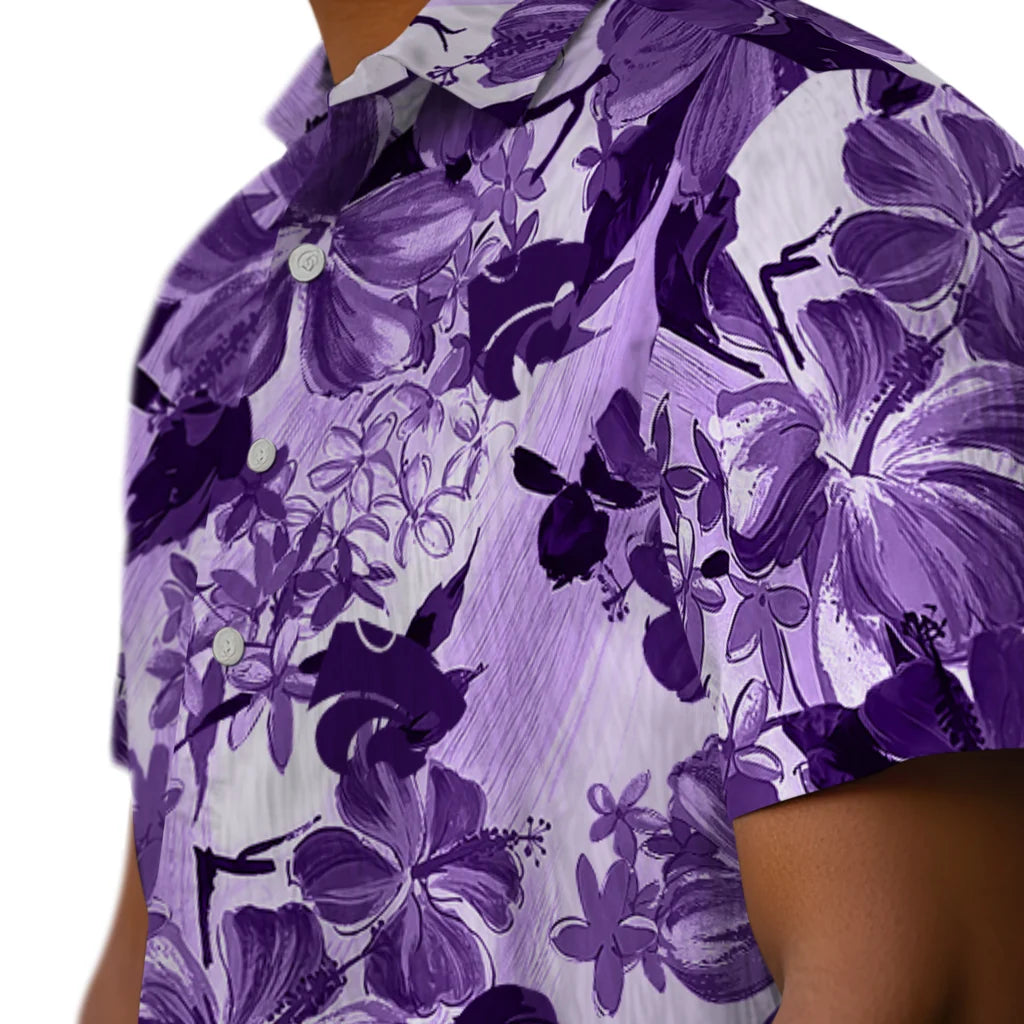 Kansas State Wildcats Hawaiian Shirt - Hibiscus Arrangement | Hula Hawaiian Shirts
