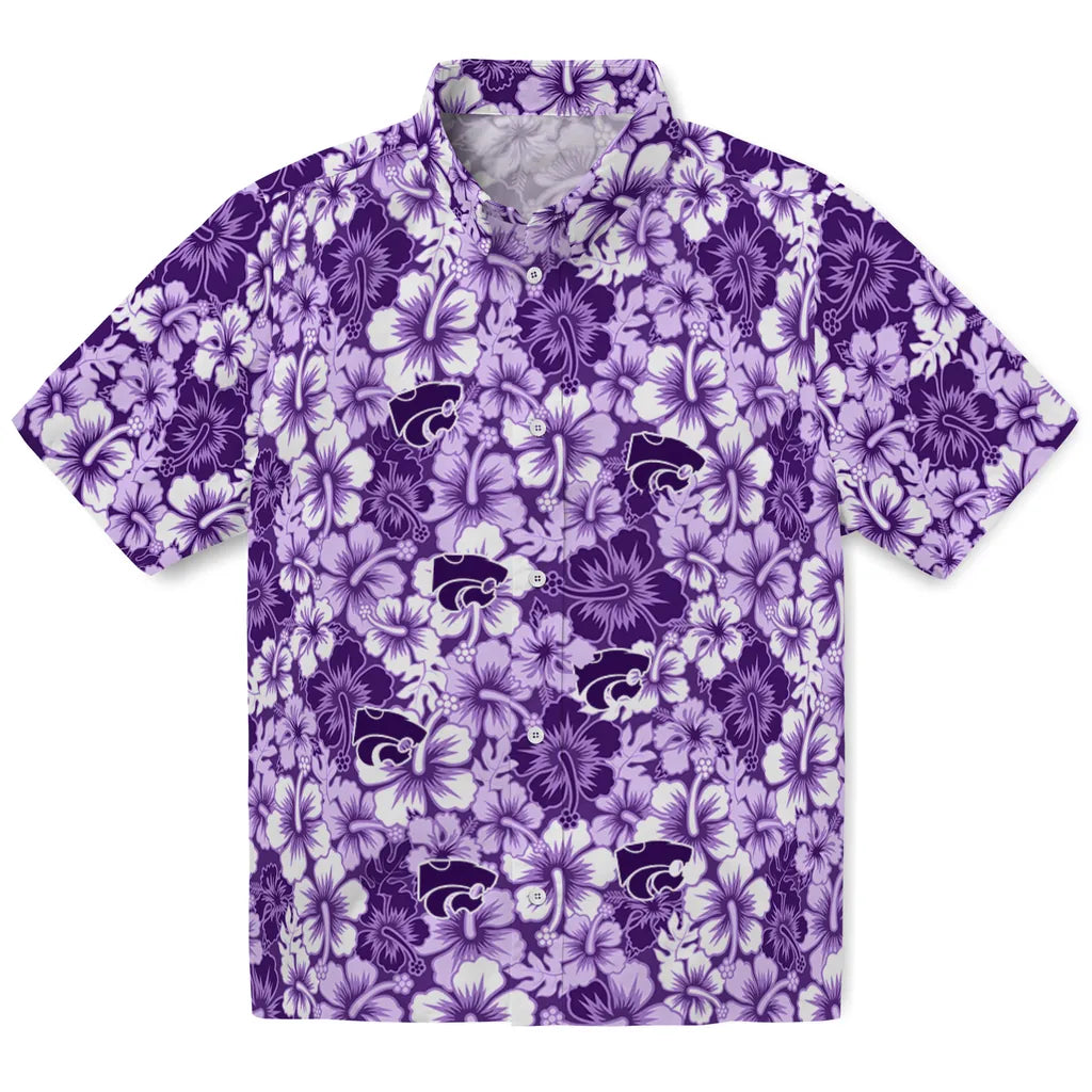 Kansas State Wildcats Hawaiian Shirt - Hibiscus Blooms | Hula Hawaiian Shirts