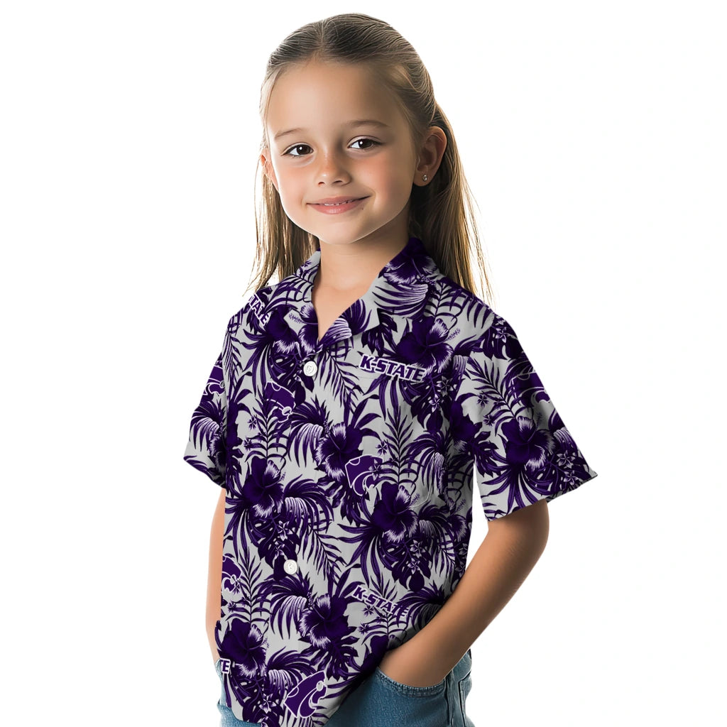Kansas State Wildcats Hawaiian Shirt - Hibiscus Exotic | Hula Hawaiian Shirts