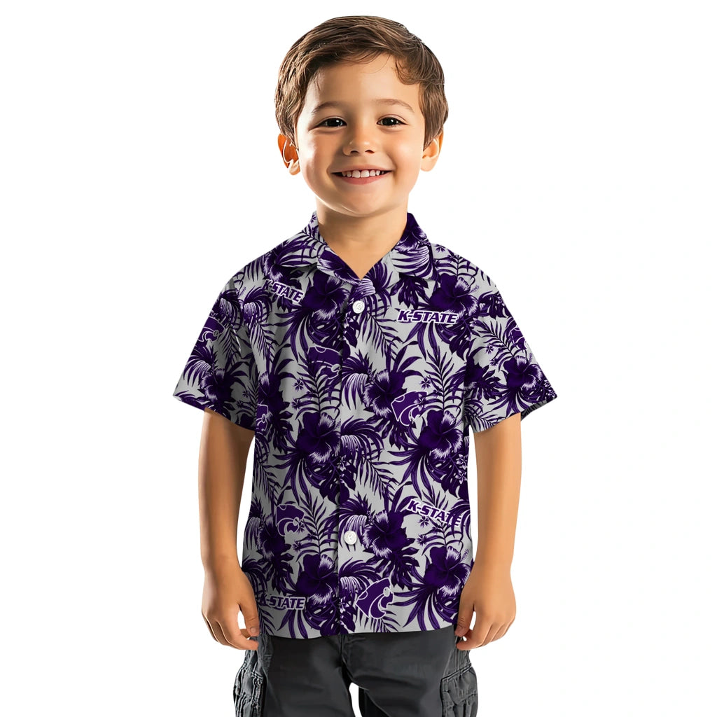 Kansas State Wildcats Hawaiian Shirt - Hibiscus Exotic | Hula Hawaiian Shirts