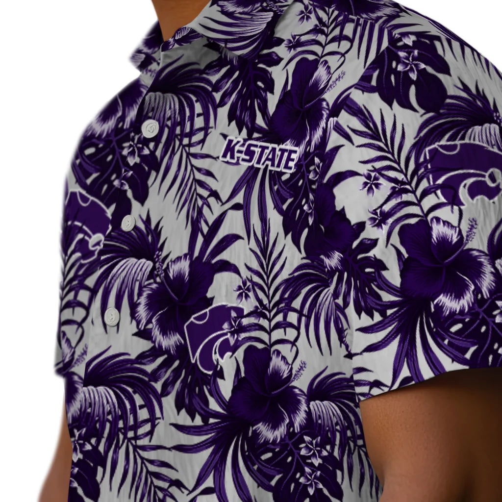 Kansas State Wildcats Hawaiian Shirt - Hibiscus Exotic | Hula Hawaiian Shirts