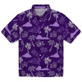 Kansas State Wildcats Hawaiian Shirt - Palm And Clouds | Hula Hawaiian Shirts